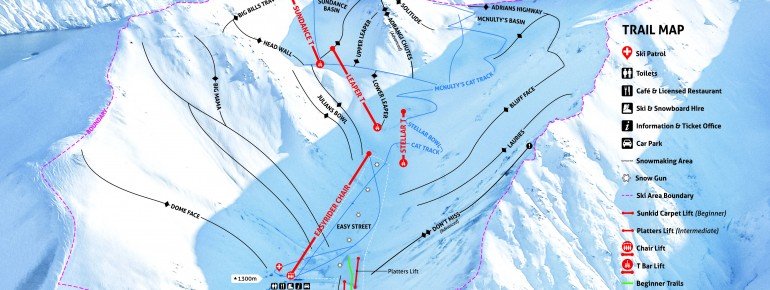 Pistenplan Porters Alpine Resort