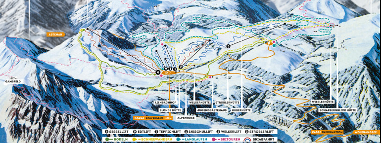Pistenplan Postalm