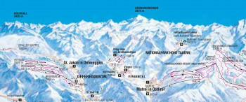Pistenplan Prägraten am Großvenediger