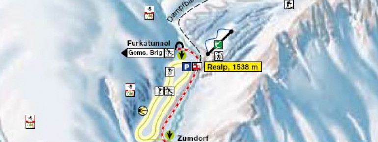 Pistenplan Realp