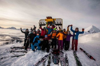 Lust auf unberührte Tiefschneehänge? In Revelstoke kann man die Pistenraupe besteigen und sich zum Cat Skiing aufmachen.