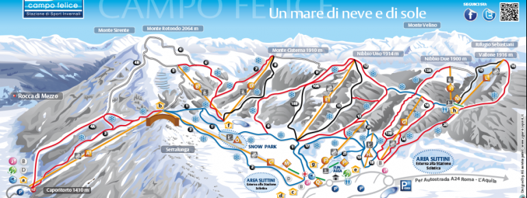 Pistenplan Campo Felice