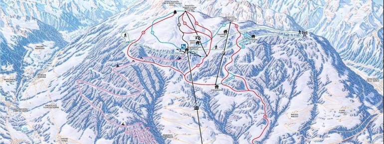 Pistenplan Rosskopf Sterzing