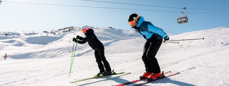 Skifahren am Rosskopf in Südtirol