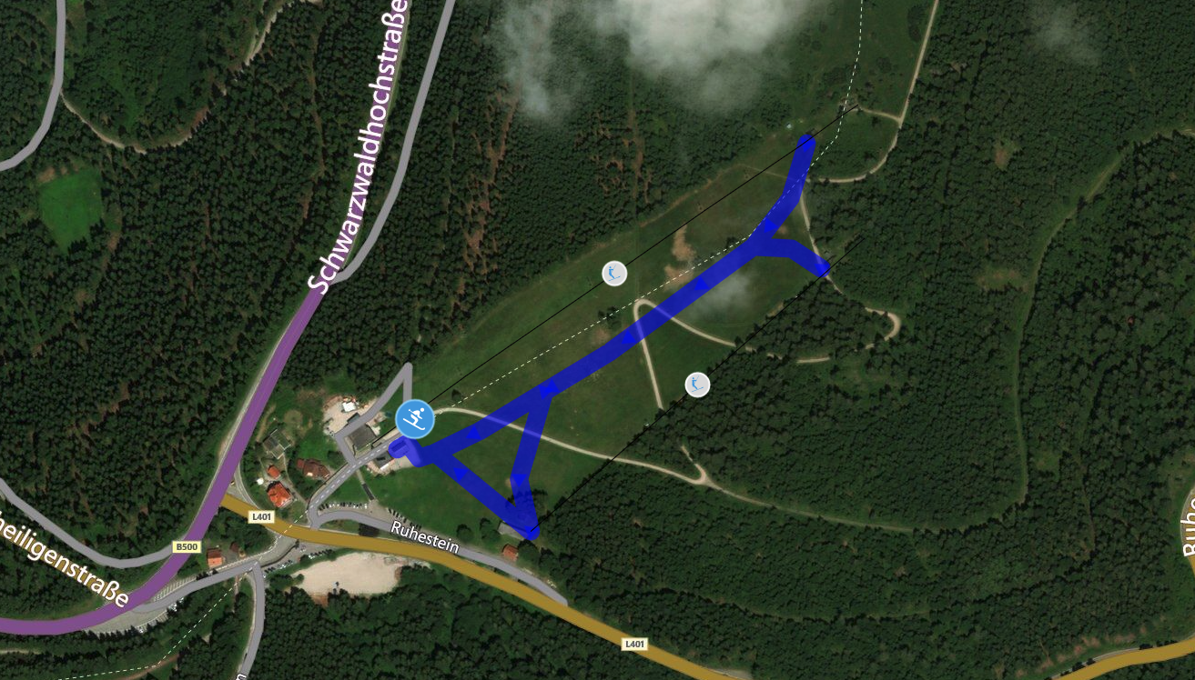 Pistenübersicht Ruhestein