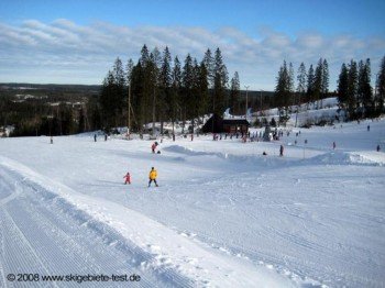 Übungsareal im Osten des Skigebietes!