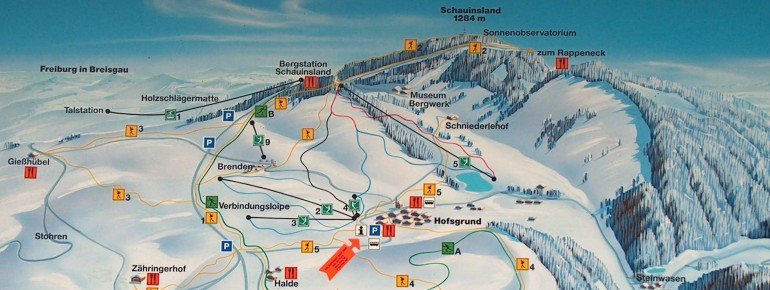 Pistenplan Schauinsland Hofsgrund