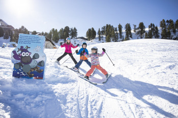 Blick ins Skigebiet Hochoetz