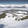 Blick ins Skigebiet Hochoetz