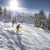 Blick ins Skigebiet Hochoetz