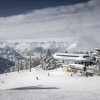 Blick ins Skigebiet Hochoetz