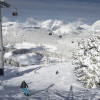 Blick ins Skigebiet Hochoetz