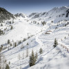 Blick ins Skigebiet Hochoetz