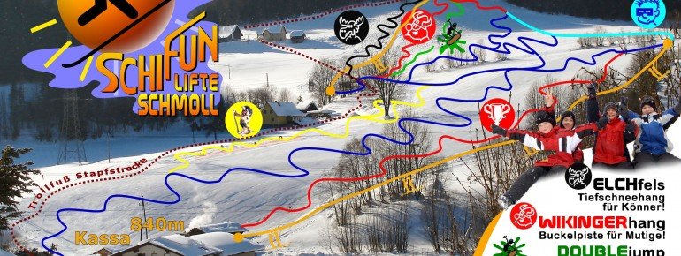 Pistenplan Schmoll Lifte in Steinhaus am Semmering