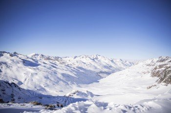 Der Schnalstaler Gletscher liegt auf 3.200 Metern.
