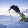 Los geht's auf der Slalom-Trainingsstrecke Leo Gurschler.