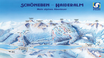 Pistenplan Schöneben-Haideralm