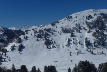 Blick auf den Matthehanslift
