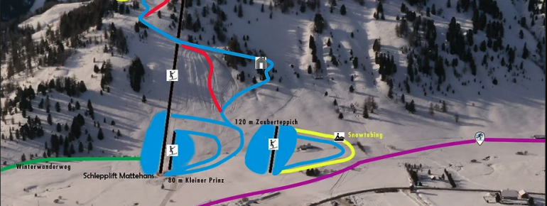 Pistenplan Schönfeld im Thomatal