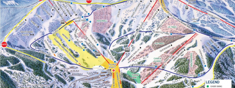 Pistenplan Schweitzer Mountain Resort