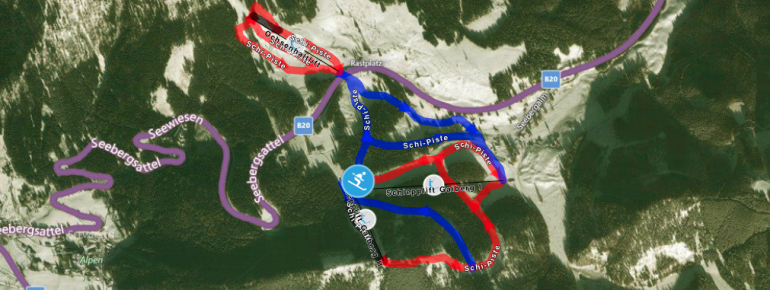 Pistenplan Seewiesen Seeberg