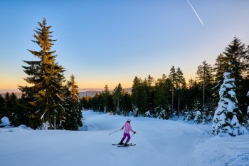 Skifahren abseits der Massen ist hier noch möglich.