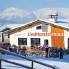 Eine Sonnenterrasse besitzt das Liechtensteinhaus.