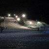 Sicht auf Liftanlagen bei Nacht!