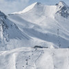 Blick ins weitläufige Skigebiet