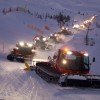Nachts werden die Pisten in Serfaus Fiss Ladis wieder auf Vordermann gebracht.