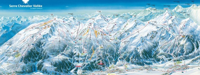 Pistenplan Serre Chevalier