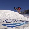 Direkt in Ortsnähe befindet sich der Snowpark des Skigebiets.