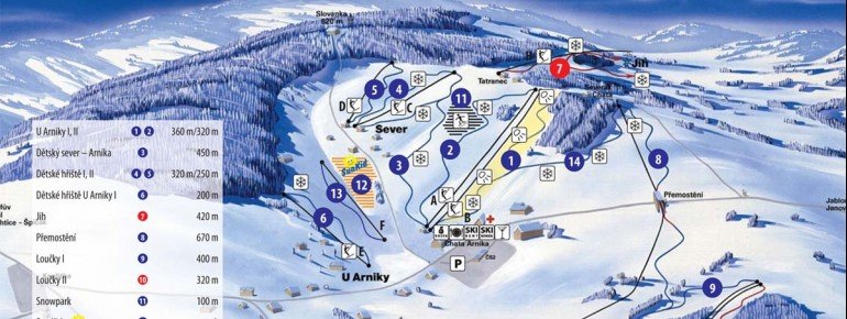 Pistenplan Severak