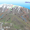 Pistenplan des iranischen Skigebiets Shemshak