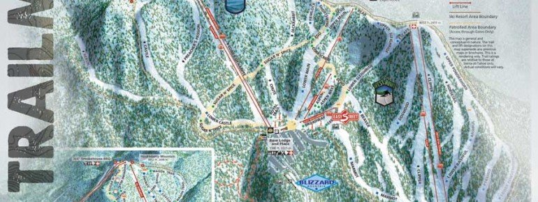 Pistenplan Sierra at Tahoe