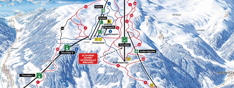 Pistenplan Sillian Hochpustertal