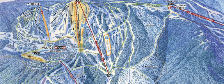 Pistenplan Silver Star Mountain Resort