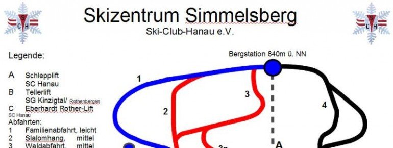 Pistenplan Simmelsberg