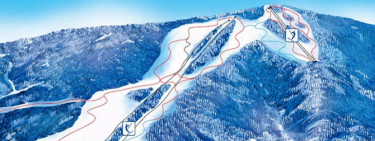 Pistenplan Skicenter Gače