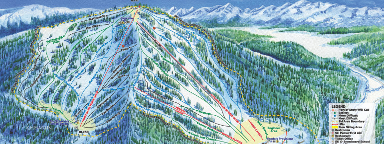 Pistenplan Ski Cooper