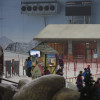 Jede Menge Guides helfen den meist arabischen Besuchern bei den ersten Versuchen auf Schnee.