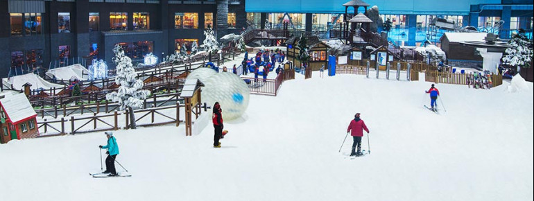 Pistenplan Skihalle Ski Dubai (Mall of the Emirates)