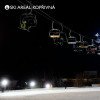 Abends ist die Sesselbahn in Betrieb