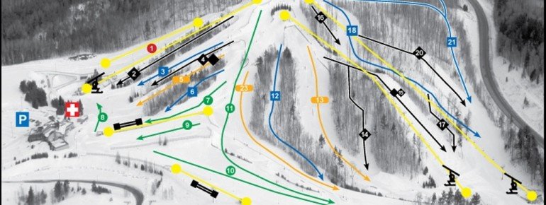 Pistenplan Ski Lakeridge