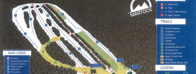 Pistenplan Ski Martock