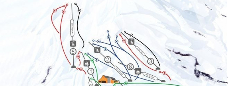 Pistenplan Ski Pucón