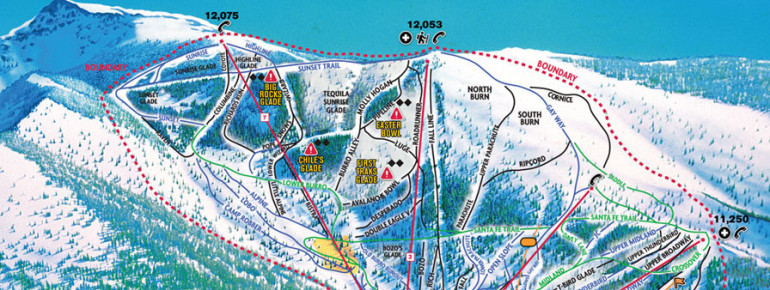 Pistenplan Ski Santa Fe Resort