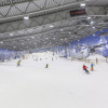 Blick auf die Piste der Skihalle.