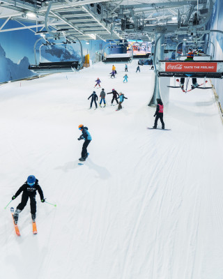 Die Piste ist 500 Meter lang.