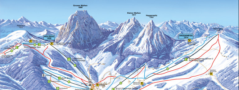 Pistenplan Skilift Brunni
